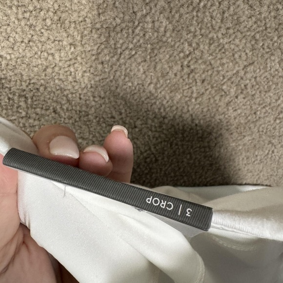 Chico's Zenergy So Slimming Leggings Womens 3 XL White Crop High Rise Pull On - Picture 10 of 15